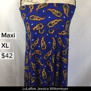 Xl lularoe maxi skirt